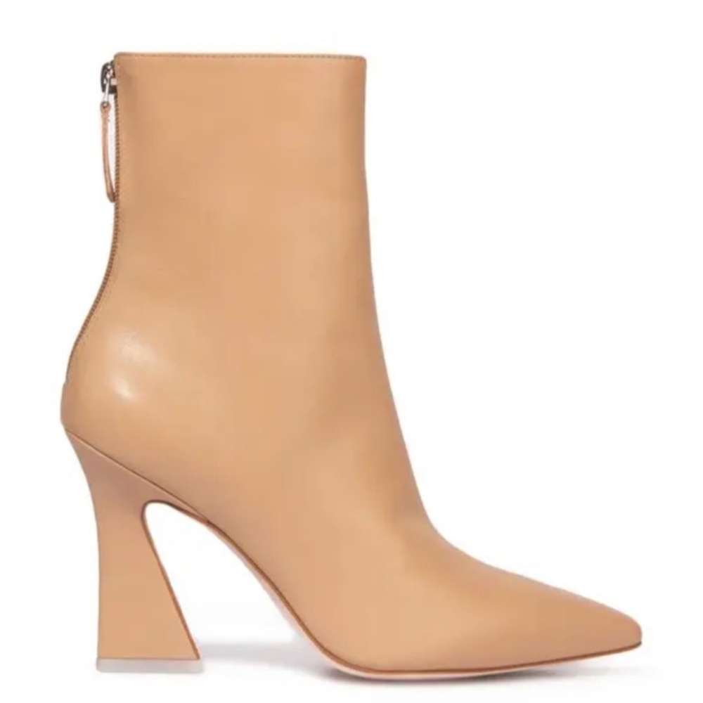 Nathalia Zip Ankle Booties by BLACK SUEDE STUDIO
